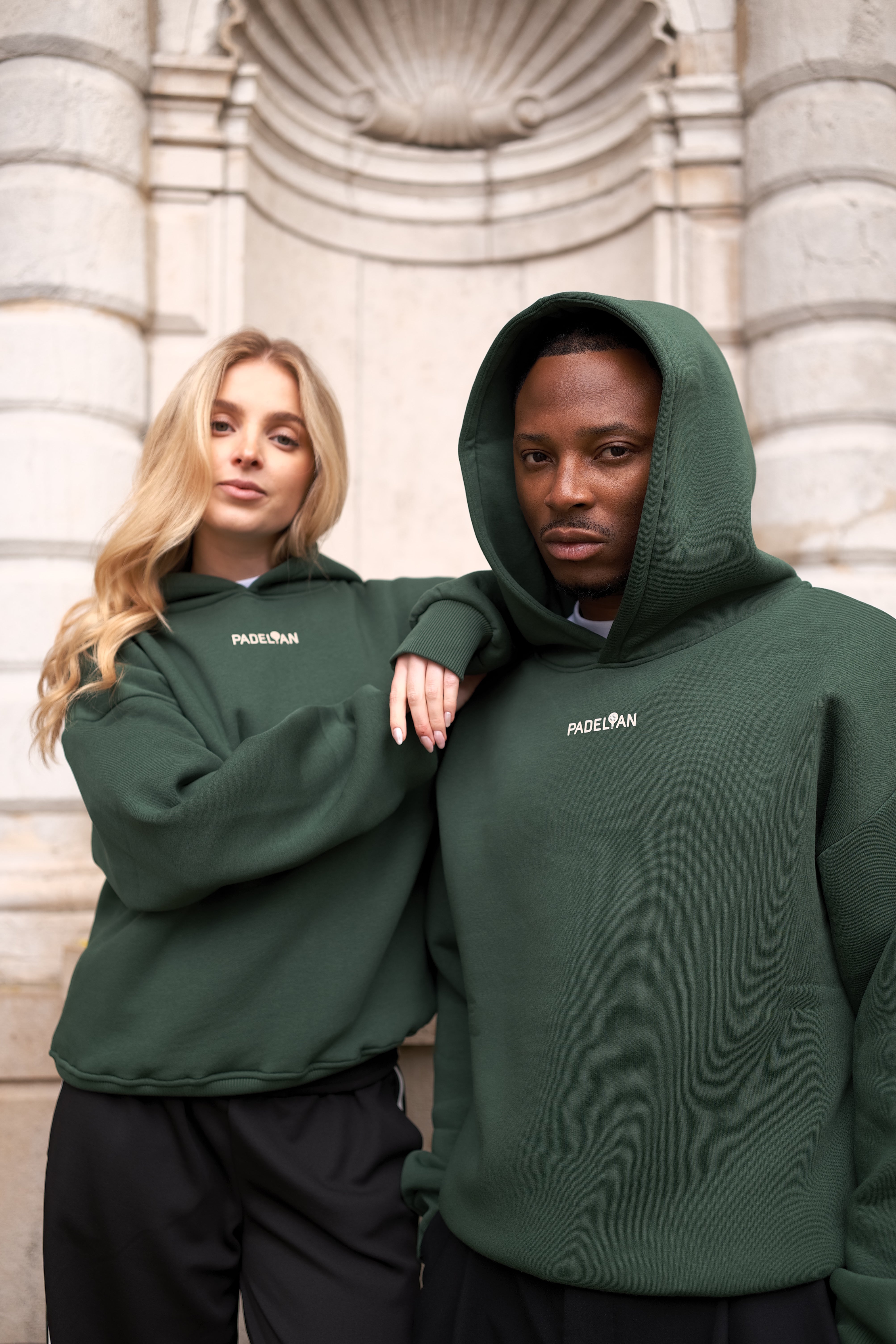 Hoodie Meet me @ the Court Oversize Heavyweight – Padelian